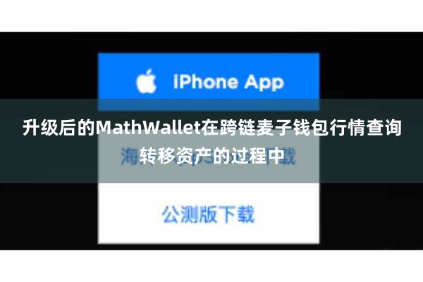 升级后的MathWallet在跨链麦子钱包行情查询转移资产的过程中